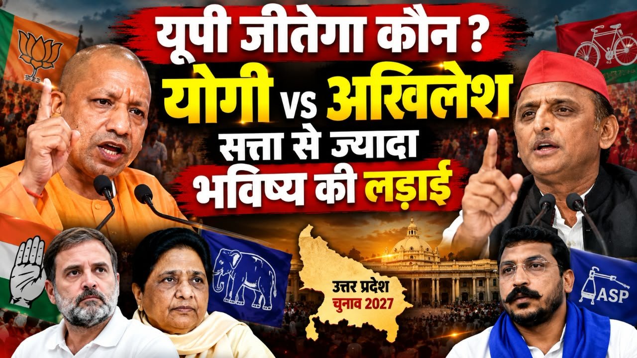 <span style='color: #bb1919;     font-weight: 800;          border-radius: 10px;'>UP Election 2027: यूपी जीतेगा कौन?</span>: योगी-अखिलेश के लिए सत्ता से ज्यादा भविष्य की लड़ाई
